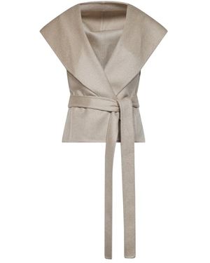 Alaïa Jassen ,Kasjmier Cashmere Vest - Naturel