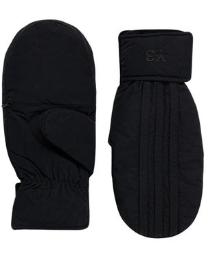 Y-3 Gewatteerde Handschoenen - Blauw