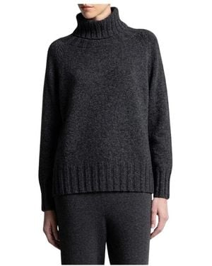 Kaos Raglan Turtleneck Trui - Zwart
