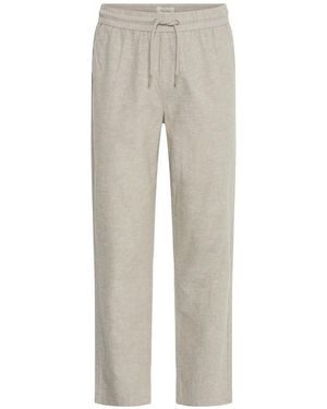 Blend Broeken ,Katoen Bhaban Lin Broek - Grijs