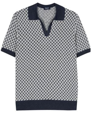 Drumohr V-Neck Knitwear - Black
