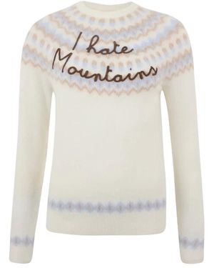 MC2 Saint Barth Truien & Vesten ,New Queen Nordic Sweatshirt - Wit