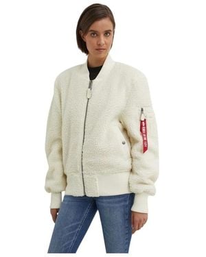 Alpha Industries Ma-1 Teddy - Naturel
