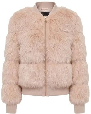 Patrizia Pepe Faux Fur & Shearling Jackets - Rosa