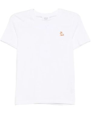 Maison Kitsuné Tops ,Wit ,Katoen Mrwjt 20Kj 7026 T-Shirt
