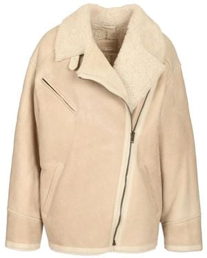 Isabel Marant Leather Jackets - Natural