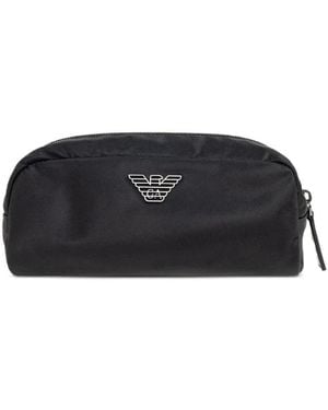 Emporio Armani Toilet Bags - Black