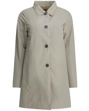 Barbour Single-Breasted Coats - Gris