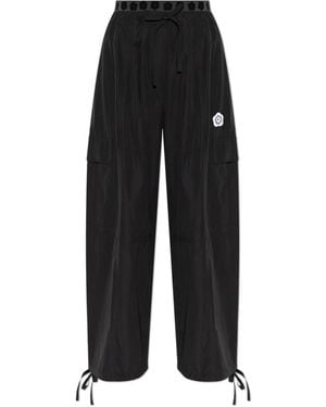 KENZO Wide Trousers - Black