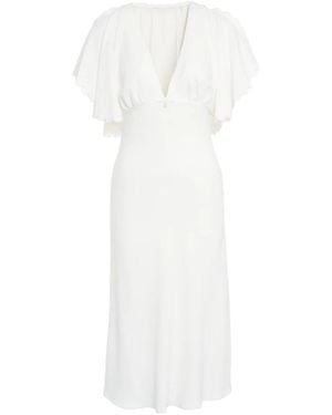 Elisabetta Franchi Midi Dresses - White
