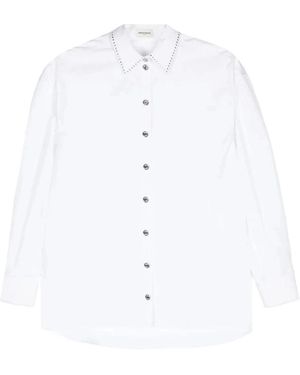 Sonia Rykiel Besetztes Weißes Hemd