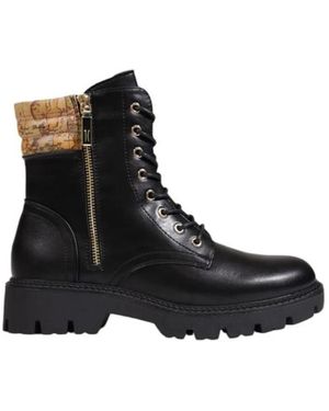 Alviero Martini 1A Classe Lace-Up Boots - Black