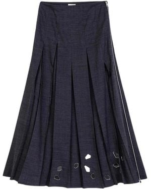 Alysi Midi Skirts - Azul