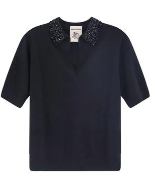 Semicouture Polo Shirts - Azul