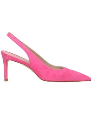 Stuart Weitzman Rosa Leder High Heel Pumps - Pink