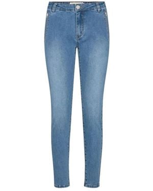 Sofie Schnoor Denim Jeans Medium Mit Reißverschlussdetails - Blau