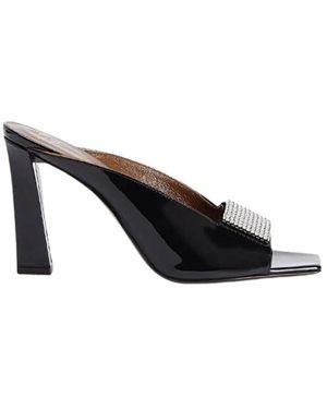 Giuseppe Zanotti Minimalist Pantolette Mit Absatz - Schwarz