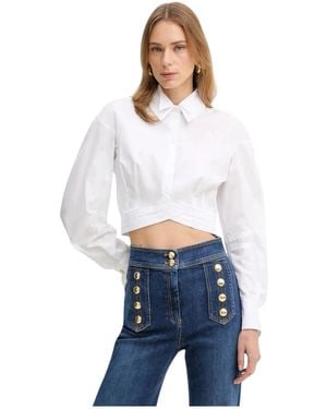 Elisabetta Franchi Shirts - Azul