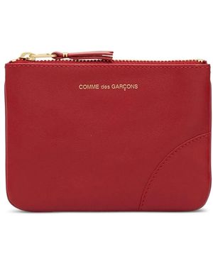 Comme des Garçons Zip Wallet - Rot