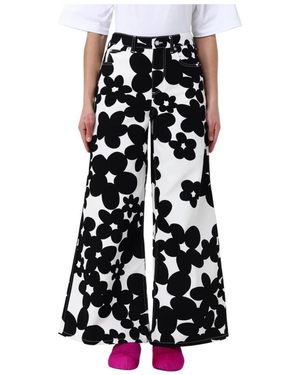 Marni Wide Jeans - Negro
