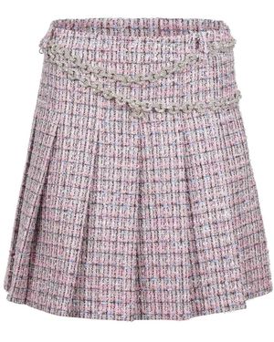 Self-Portrait Short Skirts - Purple