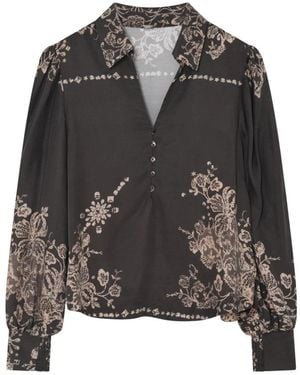 GUSTAV Overhemden ,Zwart ,Blouses