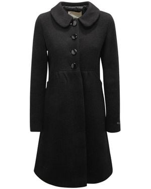 EMMA & GAIA Single-Breasted Coats - Black