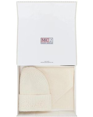 MC2 Saint Barth Accessoires ,Kasjmier Kasjmier Cadeauset - Wit
