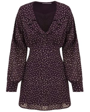 Mar De Margaritas Short Dresses - Purple