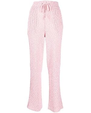 Ferragamo Straight Trousers - Rosa
