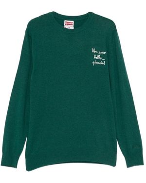 MC2 Saint Barth Round-Neck Knitwear - Green