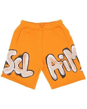 DISCLAIMER Casual Shorts - Orange