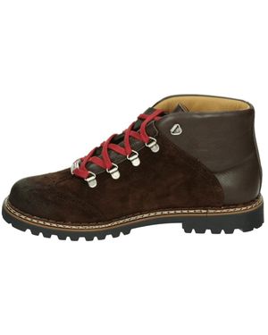 Ammann Fitness ,Bruin ,Leer 1010 Murten Mid Lace Shoe