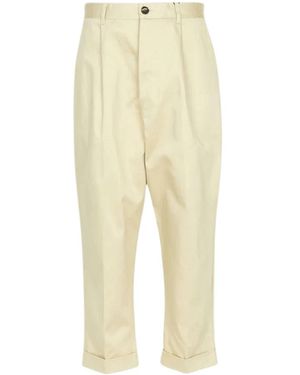 Ami Paris Cropped Trousers - Amarillo