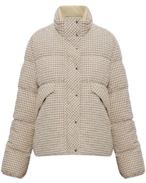 Moncler Jassen ,Katoen Cloante Korte Donsjas - Grijs