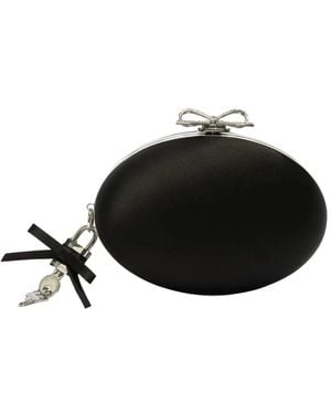 Self-Portrait Tassen ,Zwart ,Polyester Crystal Box Clutch