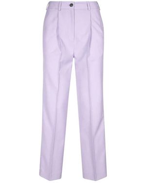 KARL LAGERFELD Straight Trousers - Purple