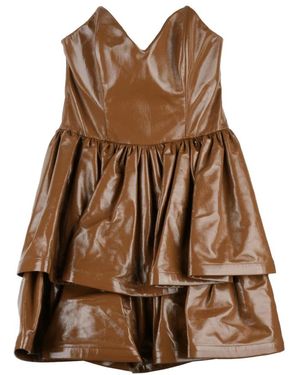 Elisabetta Franchi Short Dresses - Brown