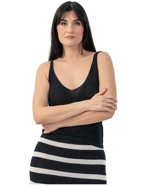 Kocca Sleeveless Tops - Black