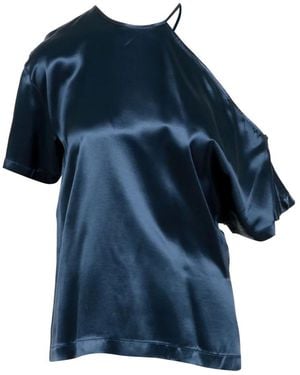 Erika Cavallini Semi Couture T-Shirts - Blauw