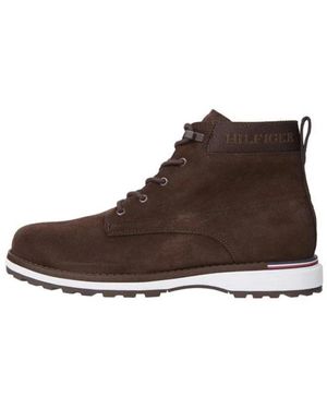 Tommy Hilfiger Lace-Up Boots - Marrone