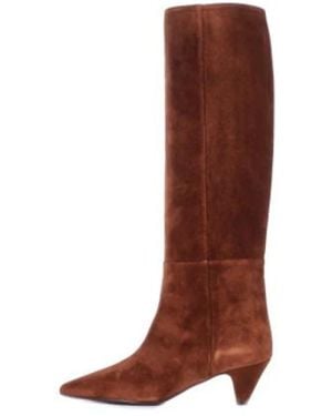 Anna F. Heeled Boots - Brown