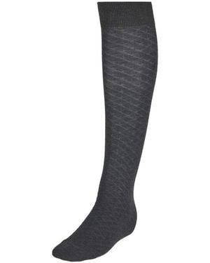 BOGGI Jacquard-Socken Aus Baumwollmischung - Schwarz