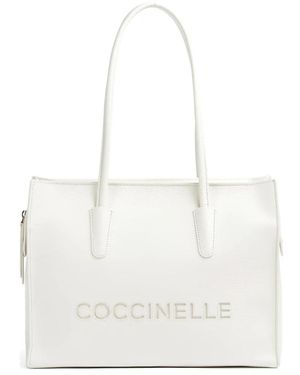 Coccinelle Tote Bags - White