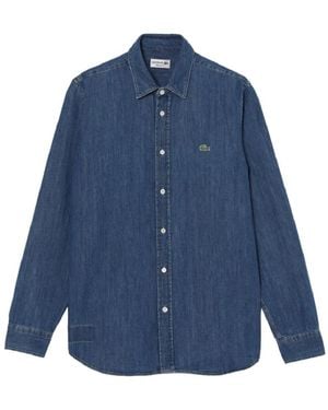 Lacoste Denim Shirts - Blue