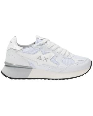 Sun 68 Trainers - White