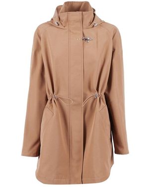Fay Jassen ,Katoen Parka Con Gancio - Bruin
