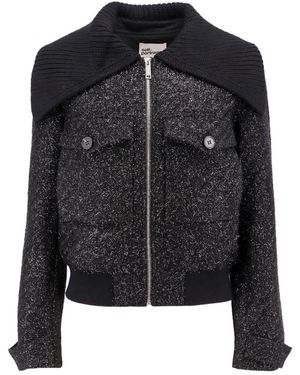 Self-Portrait Light Jackets - Black
