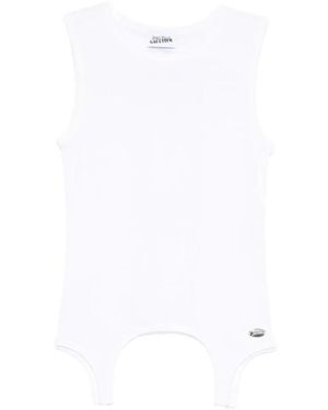 Jean Paul Gaultier Sleeveless Tops - Blanc