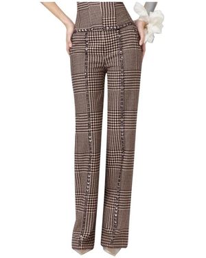 GIUSEPPE DI MORABITO Straight Trousers - Brown